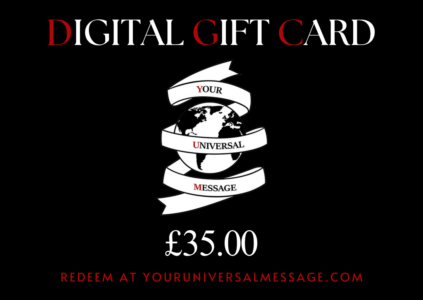 Your Universal Message E-Gift Card