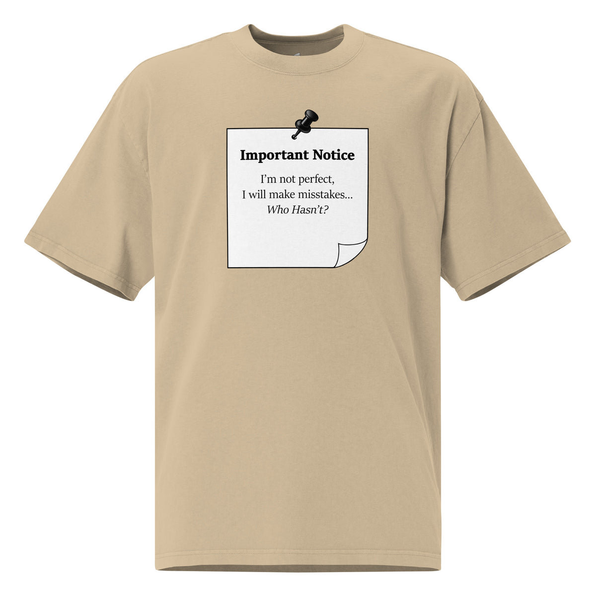 Boxy oversized t-shirt with dropped shoulders styled in casual streetwear outfit.